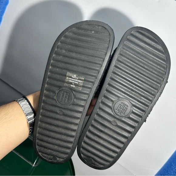 Tommy Hilfiger Womens Dollop Slide Sandals Size 8M Black Knit - Picture 6 of 6